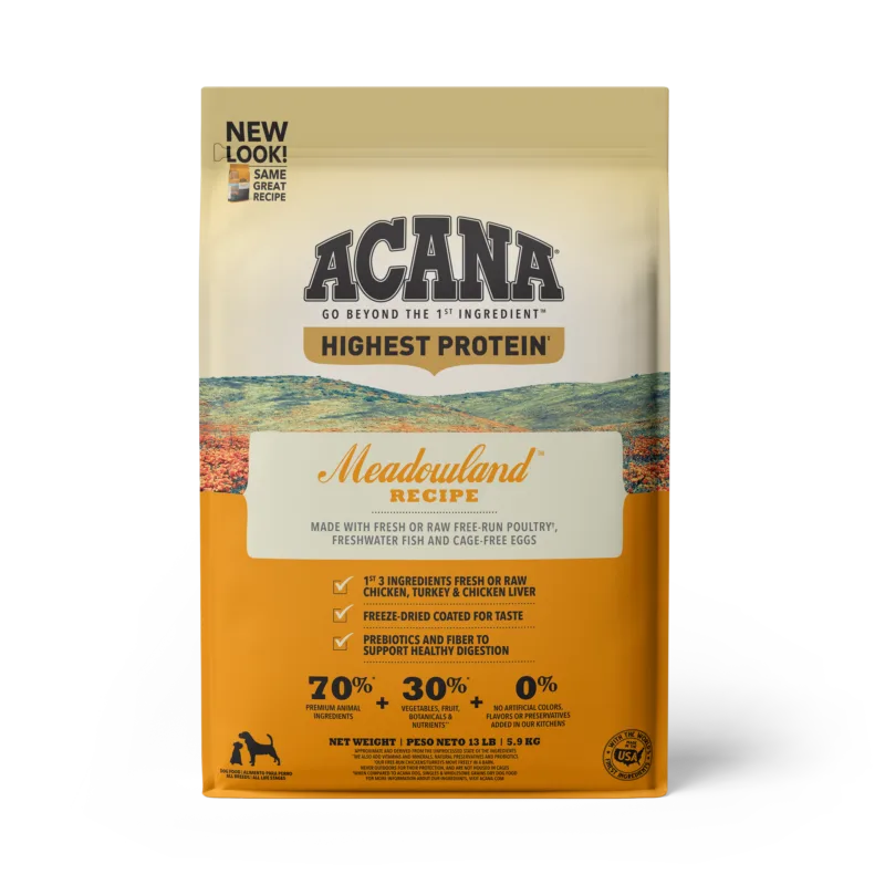 DS-ACANA-Highest-Protein-Meadowland-Dog-Front-13lb-e1698004201478-1